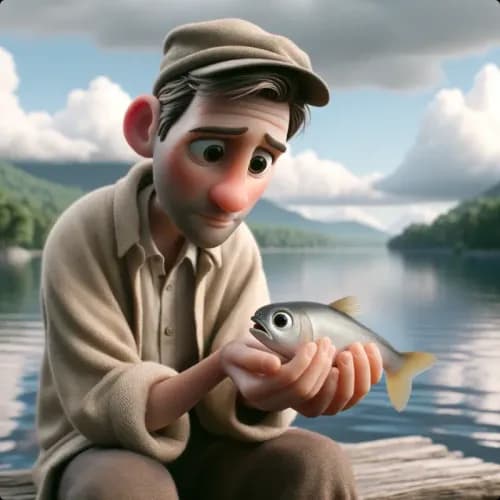 Ang Mangingisda at Ang Maliit na Isda