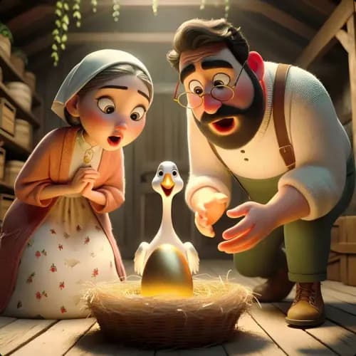 Ang Gansang Nangitlog ng mga Ginintuang Itlog