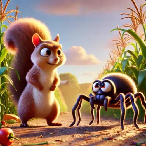 The Squirrel and the Spider
