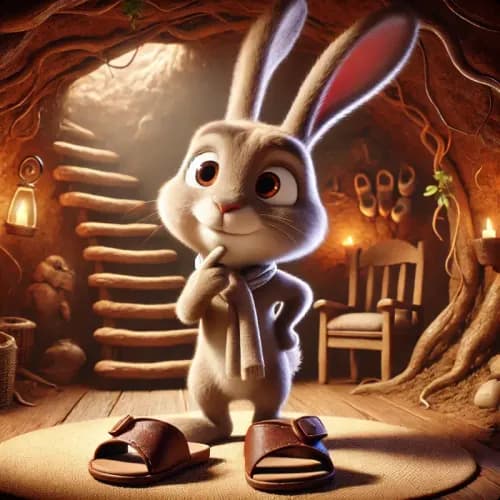 The Rabbit Throws Out His Sandal