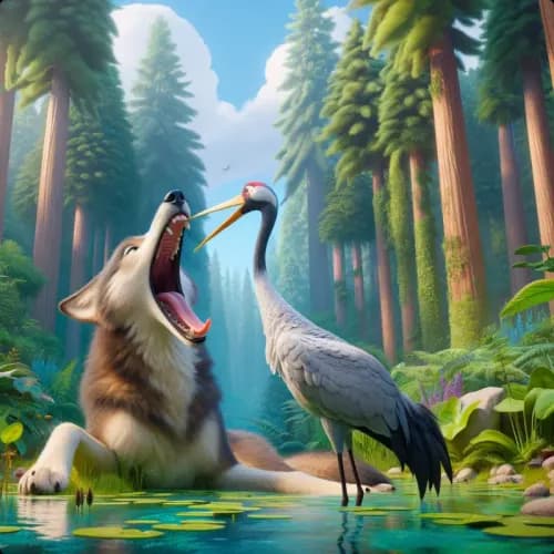 The Wolf and the Crane