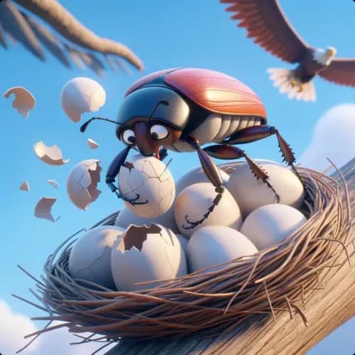 The Eagle and the Beetle