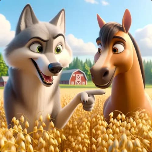 The Wolf and The Horse