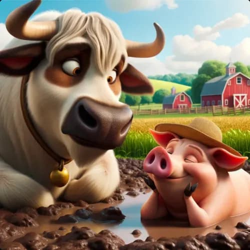 The Ox who Envied the Pig