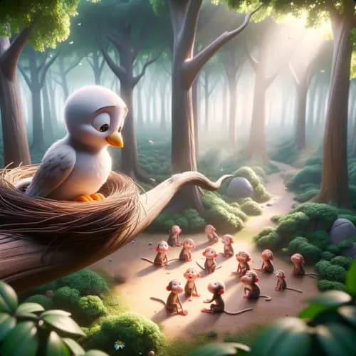 The Bird and the Monkeys