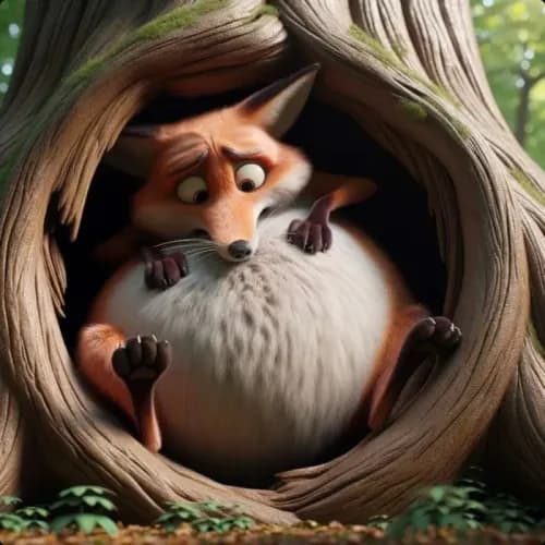 The Fox with the Swollen Belly