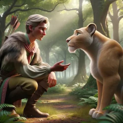 The Bull, The Lioness, and The Wild-Boar Hunter