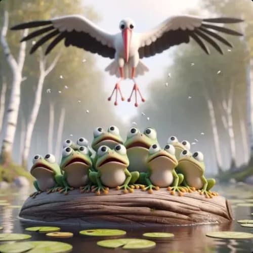 The Frogs Ask Zeus for a King