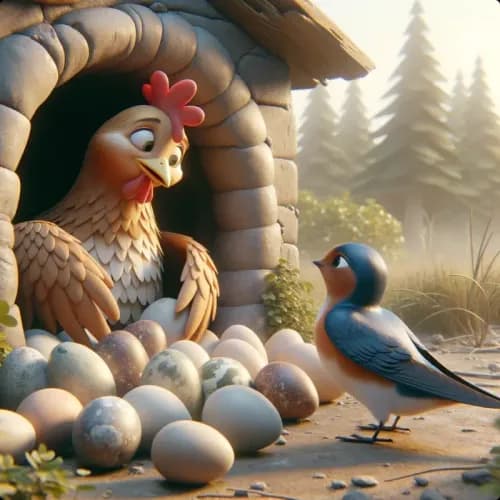 The Hen and The Swallow