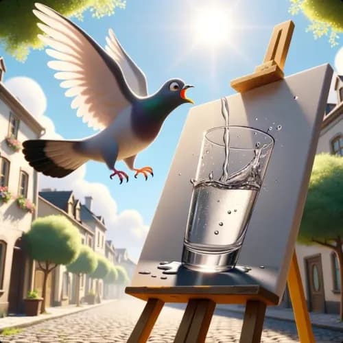 The Thirsty Pigeon