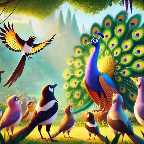 The Peacock and The Magpie
