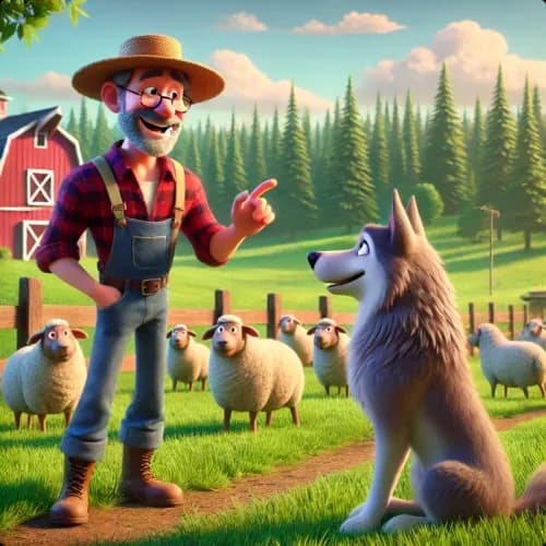 The Shepherd and The Wolf