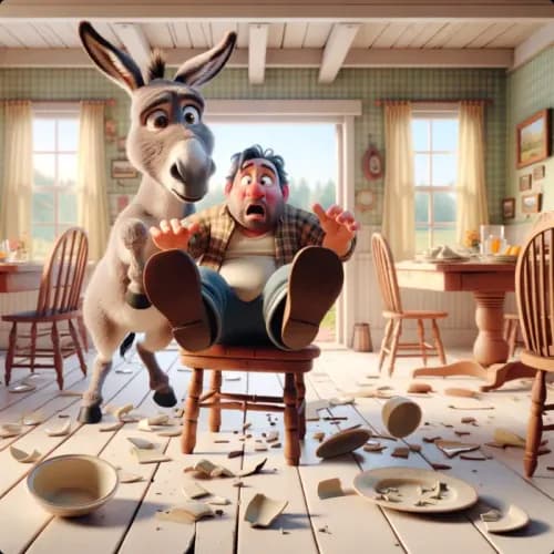 The Donkey and The Lapdog